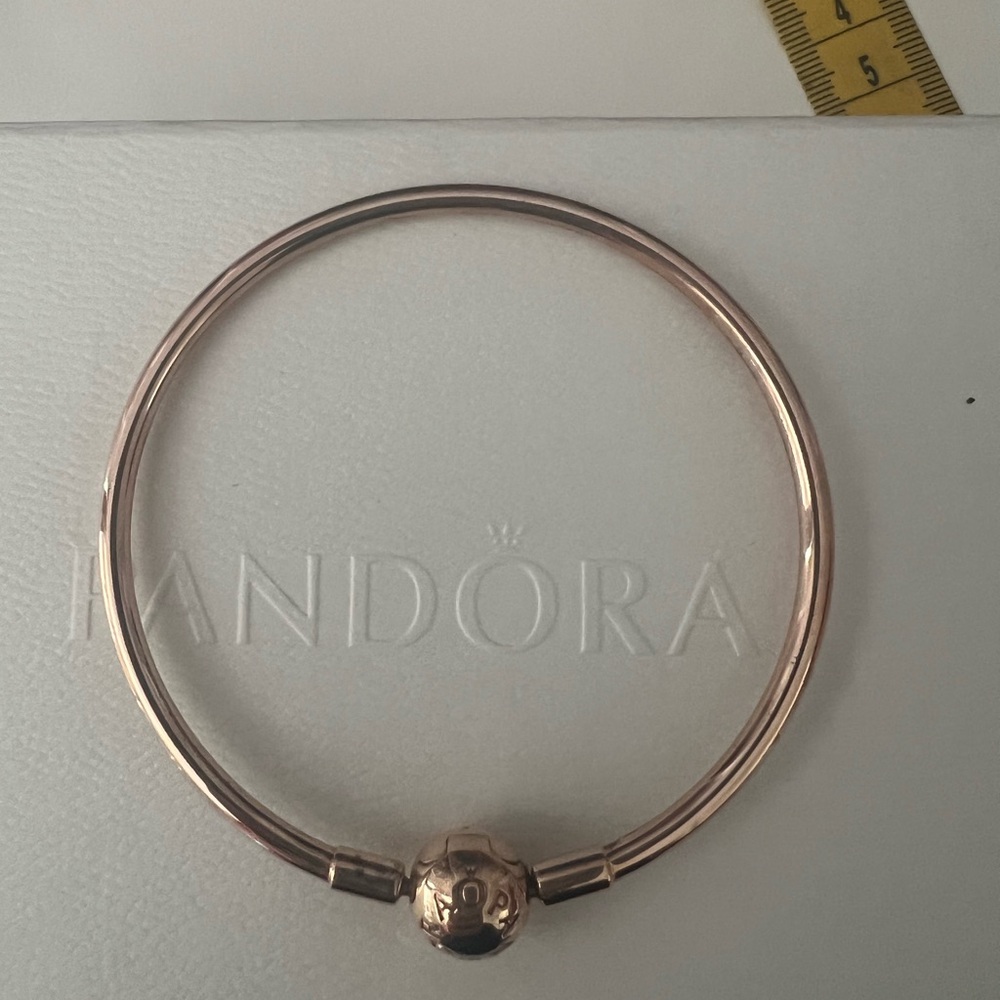Pandora Rose Gold Bangle Bracelet